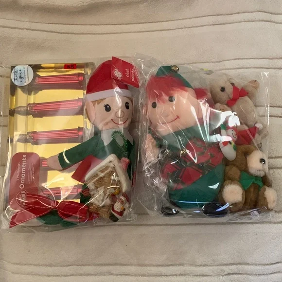 Christmas Elf/Bear/candle clips Ornament decor❗️I’m listing many lil bundles❗️ - Picture 3 of 17